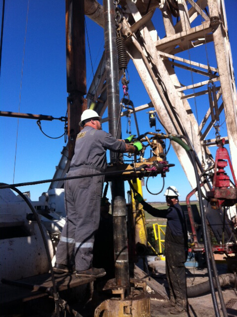 Casing Services on the job in West Texas, Permian Basin.